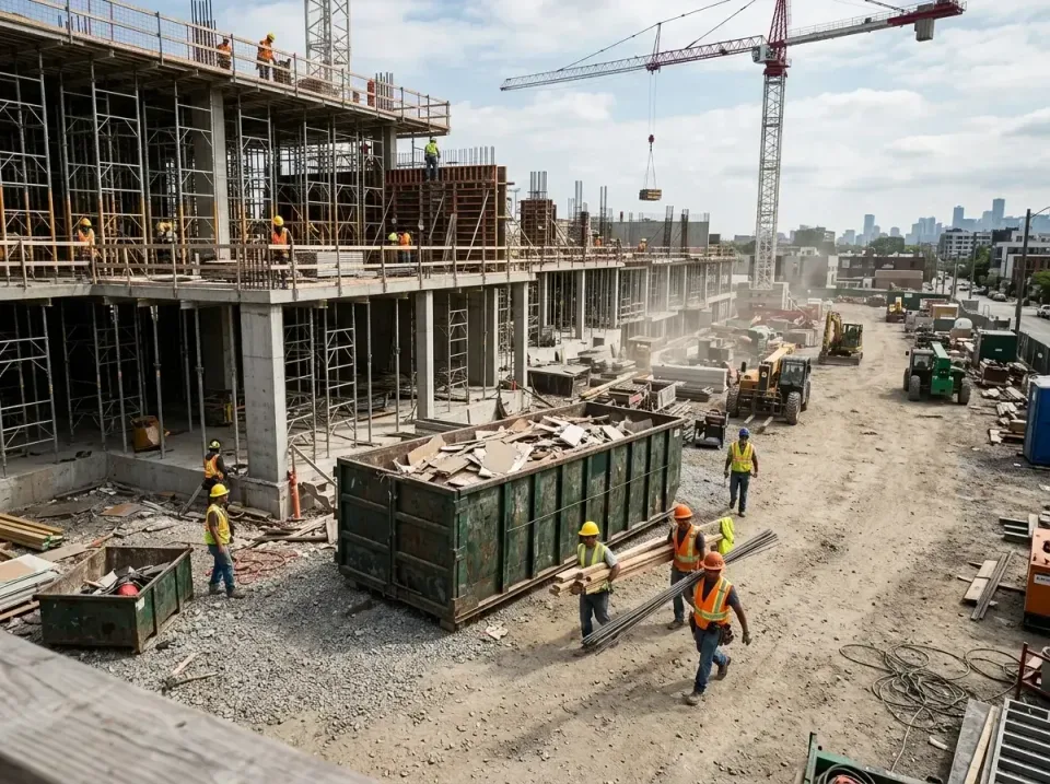 commercial-construction-site-w-002 — frequently asked questions, Low Cost Construction Dumpster Rental in Pequot Lakes, MN